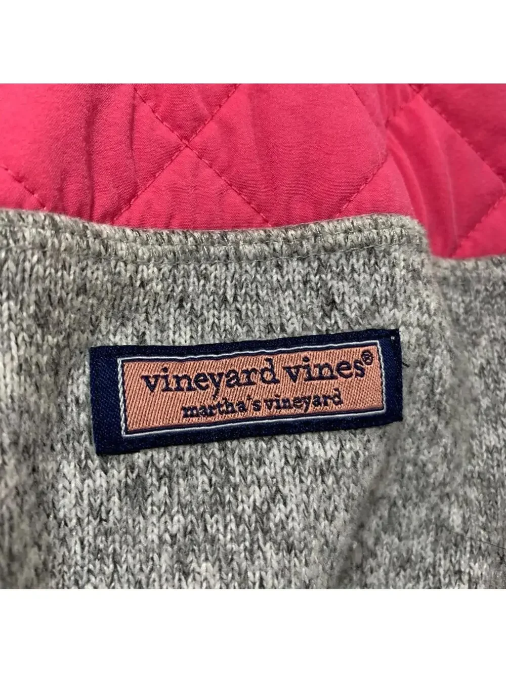 Vineyard Vines Girl's Full Zip Fleece Jacket - Size Small (7/8)